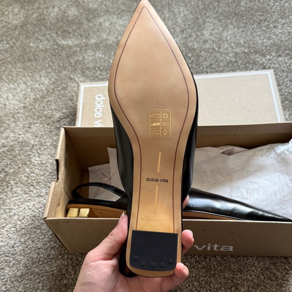 Dolce Vita Black Women's Flats byanca - Picture 3 of 5